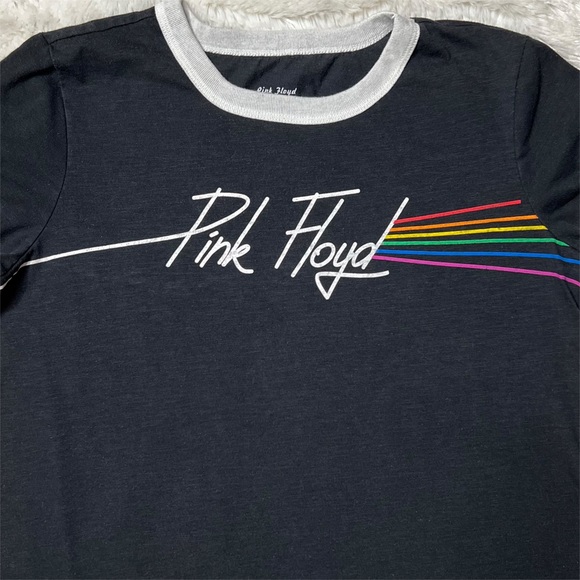 Pink Floyd Short Sleeve Logo Graphic T-Shirt Black Women’s Sz M - Picture 3 of 7